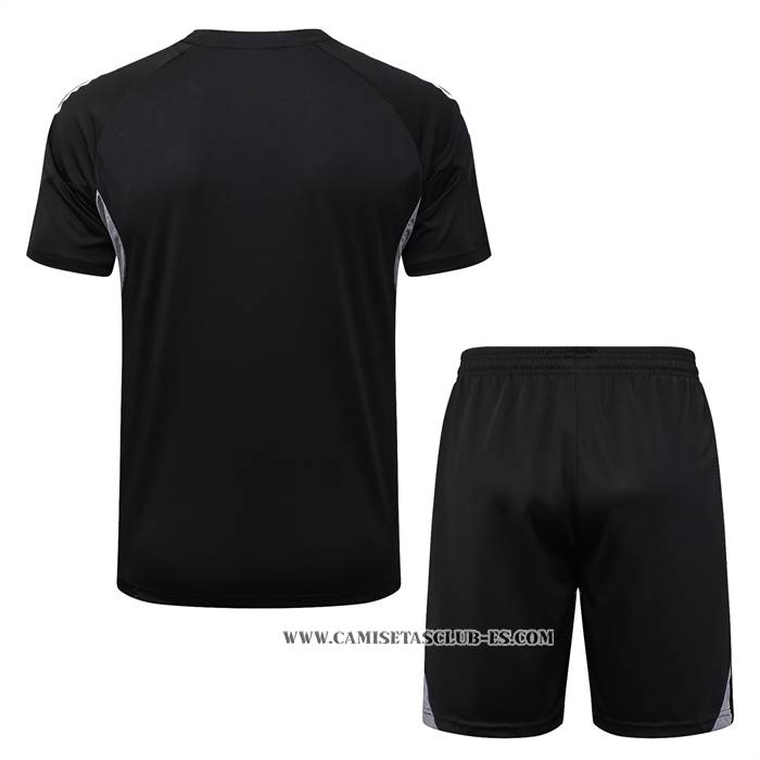 Chandal del Argentina 25-26 Manga Corta Negro - Pantalon Corto